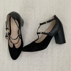 Cole Haan size 7 heels. Strappy with a vintage vibe.